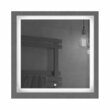 Зеркало для ванной COMFORTY Гиацинт-80 LED-подсветка