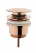  VITRA Донный клапан для раковины с переливом (нажимной), цвет медный, A4514926 