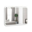 Зеркало для ванной AZARIO Стив 800*680 сенсорный выключатель + подогрев, ФР-00001503