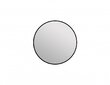 Зеркало для ванной CERSANIT ECLIPSE smart  60x60 с подсветкой круглое черная рамка, A64146
