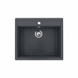 Мойка из искусственного камня Ulgran антрацит, U-104-343